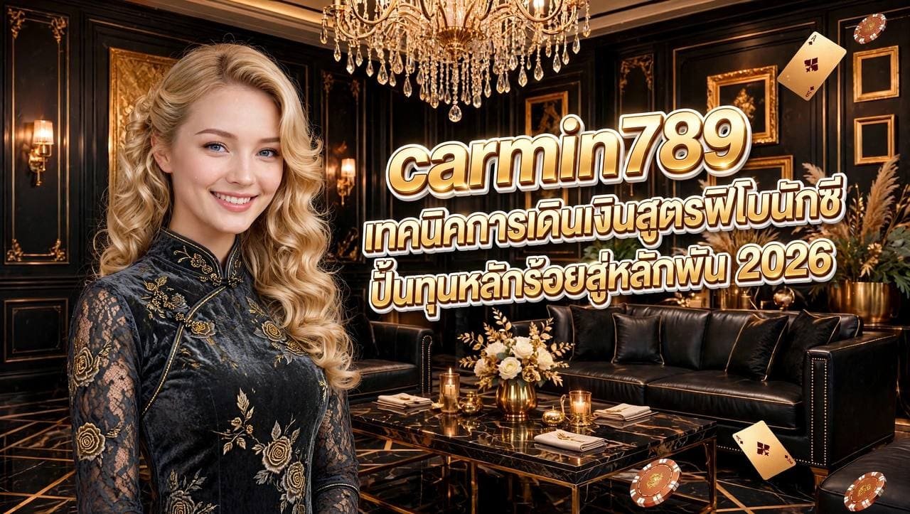 carmin789 เทคนิคการเดินเงินสูตรฟิโบนักชี ปั้นทุนหลักร้อยสู่หลักพัน สล็อตเว็บตรง 2026