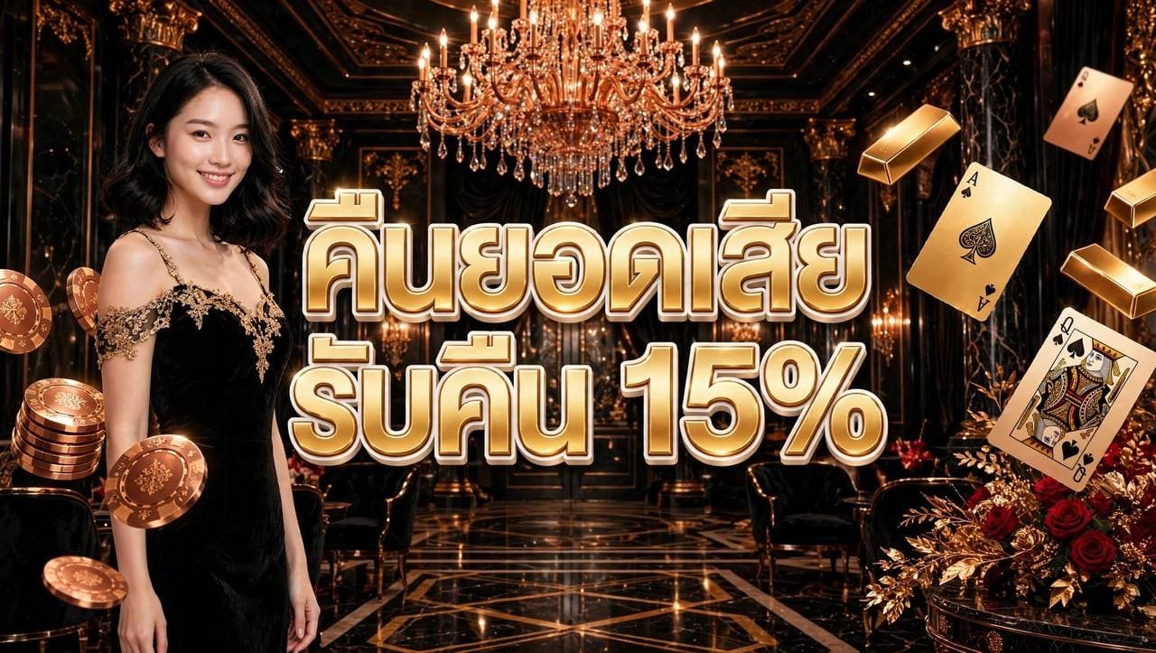 carmin789 คืนยอดเสีย รับคืน 15% โปรโมชันคืนทุนให้สมาชิกสล็อตเว็บตรงถอนได้จริง